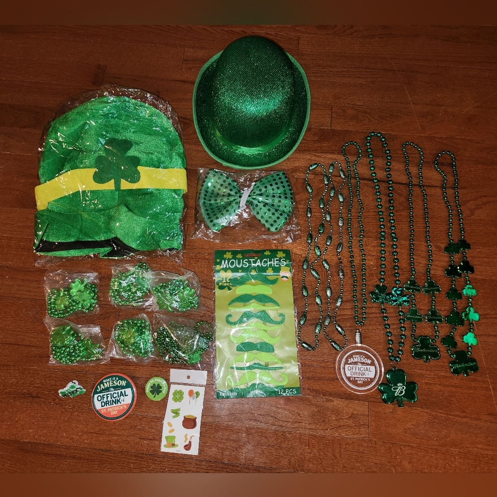St. Patrick's Day Green Accessories Set